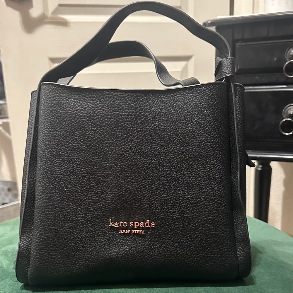 Kate Spade Black Pebbled Leather Bag